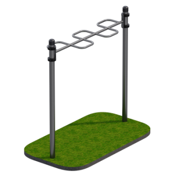 Гимнастический снаряд уличный П-образный рукоход Sabirgym SGAV150 василжим - Спортивные тренажеры Сабиржим