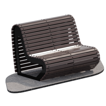 Скамейка парковая Вариант Sabirgym SGLS010 black step - Спортивные тренажеры Сабиржим