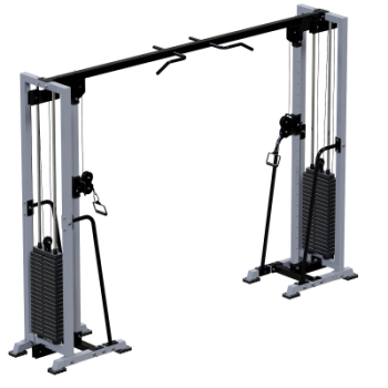 Кроссовер на базе блочной рамы стек 2х75 кг Sabirgym SGMSX702*75 swat - Спортивные тренажеры Сабиржим