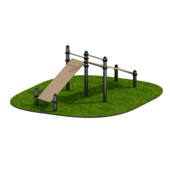 Скамья для пресса двойная Sabirgym SGWOK020.5 для улицы - Спортивные тренажеры Сабиржим