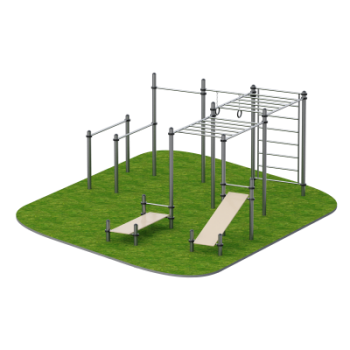 Атлетический комплекс уличный Лето Sabirgym SGWOK303 - Спортивные тренажеры Сабиржим