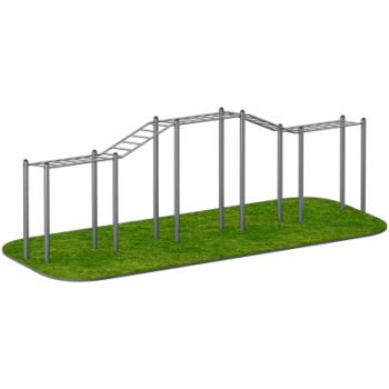 Тренажер для улицы Рукоход разноуровневый Sabirgym SGWOK401 васил - Спортивные тренажеры Сабиржим